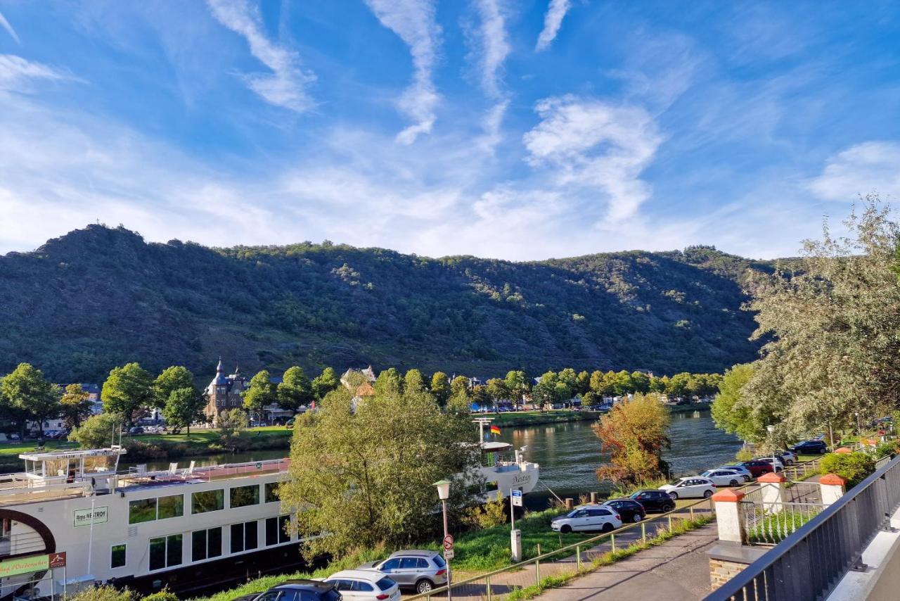 Vivamosel: Appartement Mit Mosel & Burgblick - Balkon - Parken - Aufzug - Fahrradraum Cochem Exterior foto