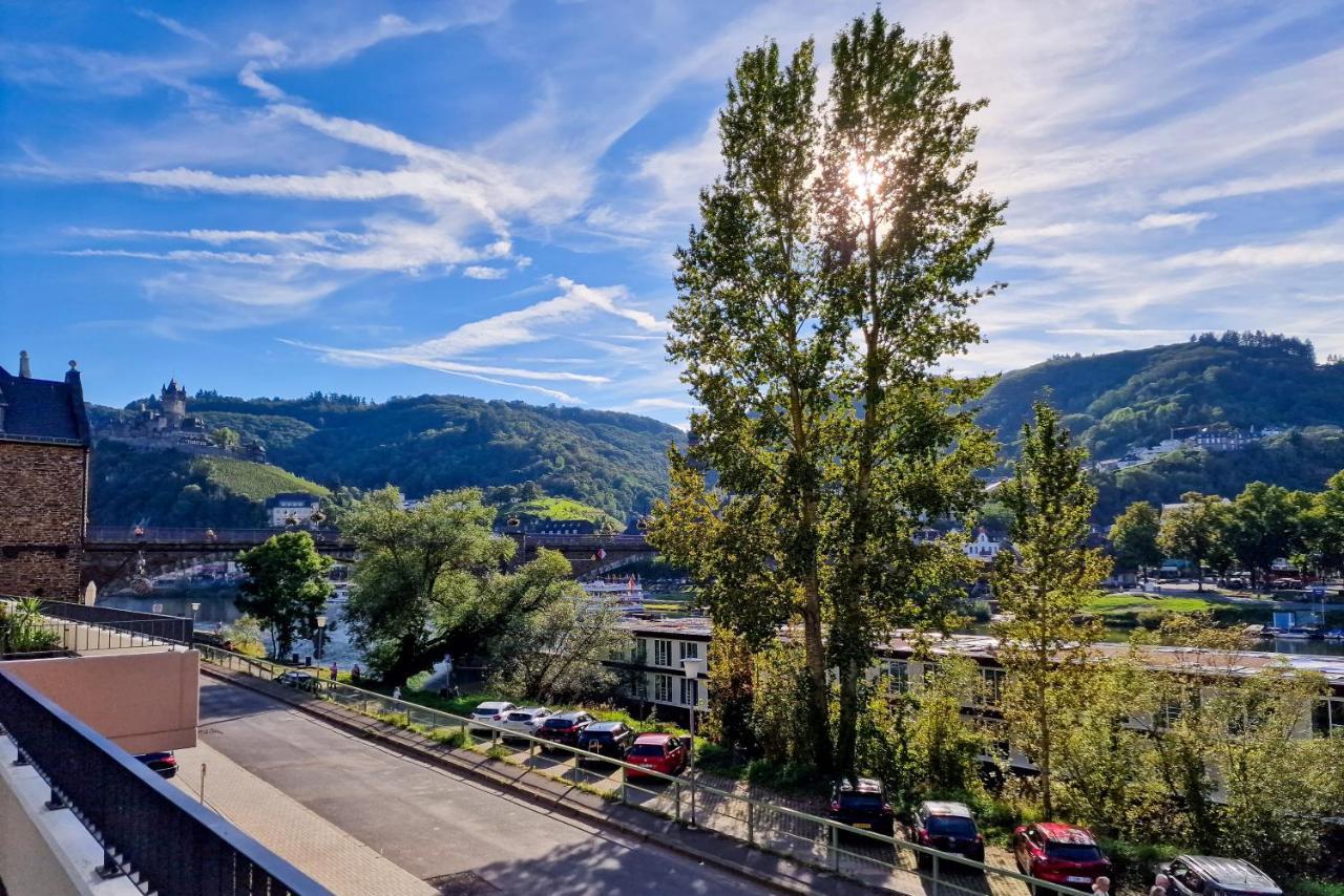 Vivamosel: Appartement Mit Mosel & Burgblick - Balkon - Parken - Aufzug - Fahrradraum Cochem Exterior foto